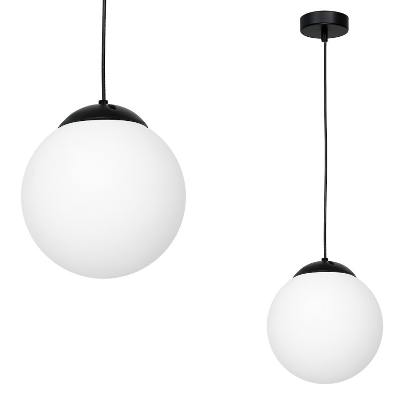 Lámpara colgante LIMA BLACK 1xE27