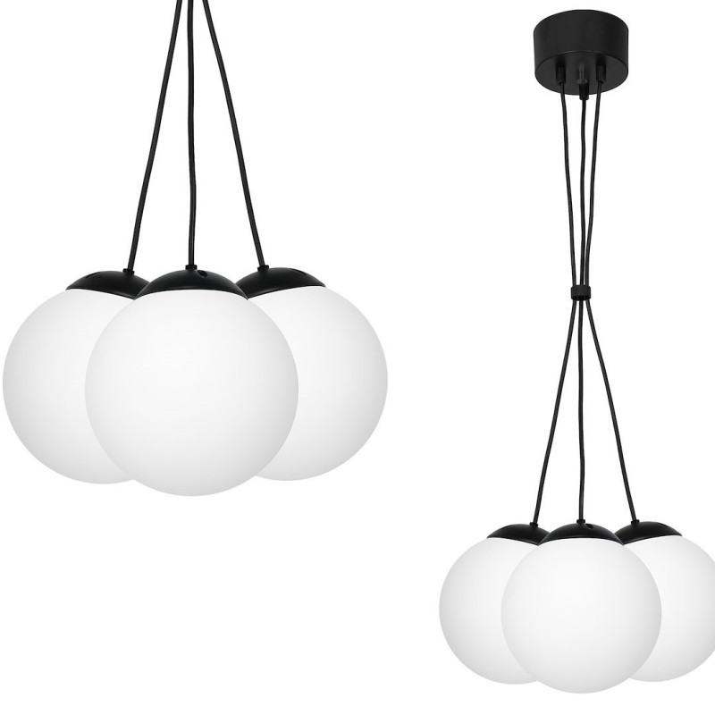 LIMA BLACK Hanging Lamp 3xE14 LIMA BLACK Hanging Lamp 3xE14