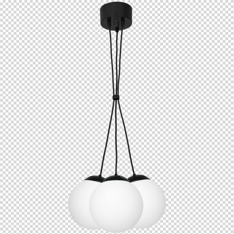 Lámpara colgante LIMA BLACK 3xE14 Lámpara colgante LIMA BLACK 3xE14