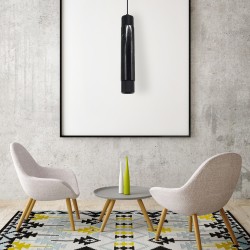 Lámpara colgante MARBLE BLACK 1xGU10 Lámpara colgante MARBLE BLACK 1xGU10