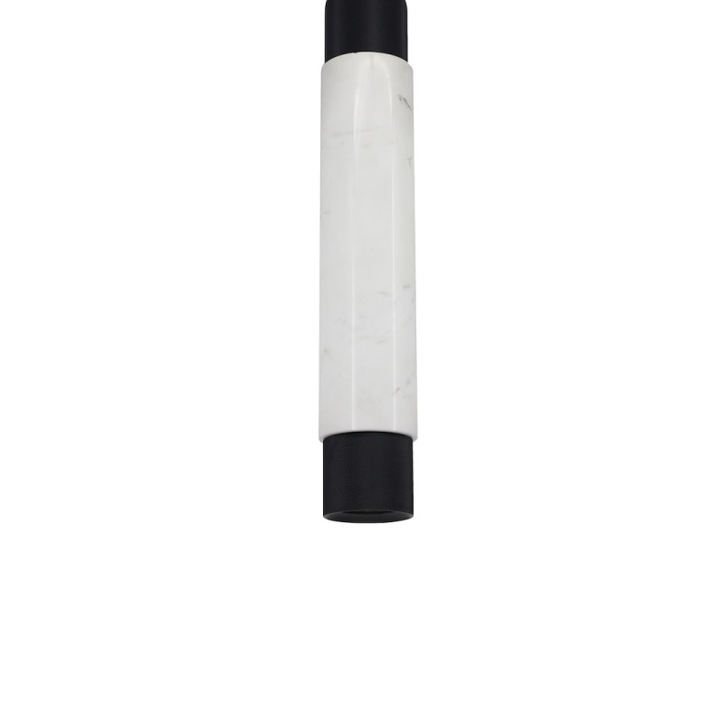 Lámpara colgante MARBLE WHITE/BLACK 1xGU10 Lámpara colgante MARBLE WHITE/BLACK 1xGU10
