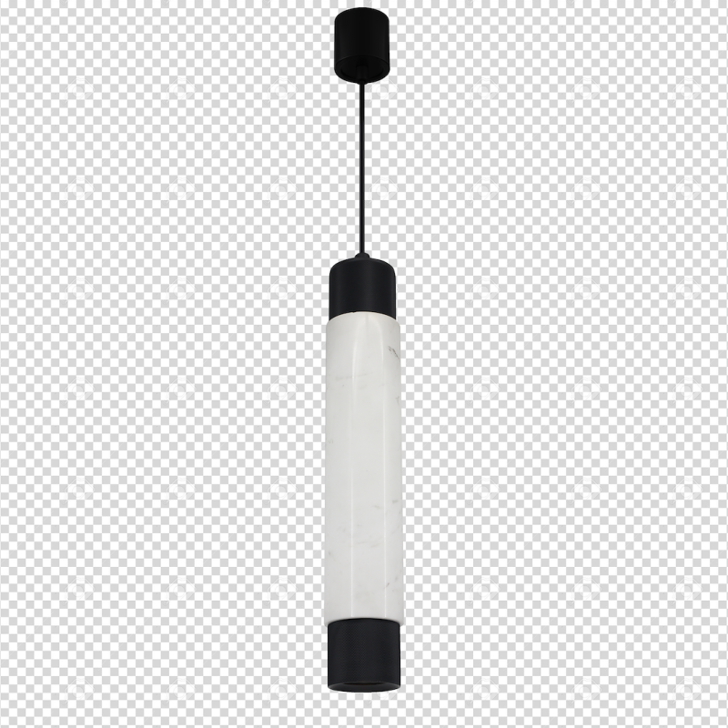 Hanging Lamp Marble White / Black 1xGU10 Hanging Lamp Marble White / Black 1xGU10