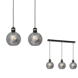 Підвісна лампа OMEGA BLACK/GOLD 3xE27 Підвісна лампа OMEGA BLACK/GOLD 3xE27