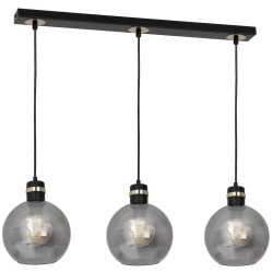 Підвісна лампа OMEGA BLACK/GOLD 3xE27 Підвісна лампа OMEGA BLACK/GOLD 3xE27