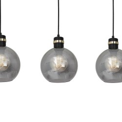 OMEGA BLACK/GOLD Hanging Lamp 3xE27 OMEGA BLACK/GOLD Hanging Lamp 3xE27