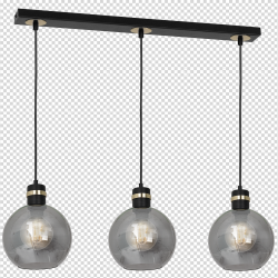 Підвісна лампа OMEGA BLACK/GOLD 3xE27 Підвісна лампа OMEGA BLACK/GOLD 3xE27