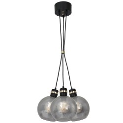 Підвісна лампа OMEGA BLACK/GOLD 3xE27 Підвісна лампа OMEGA BLACK/GOLD 3xE27