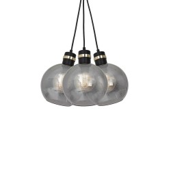 Підвісна лампа OMEGA BLACK/GOLD 3xE27 Підвісна лампа OMEGA BLACK/GOLD 3xE27