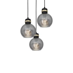 OMEGA BLACK/GOLD Hanging Lamp 3xE27 OMEGA BLACK/GOLD Hanging Lamp 3xE27