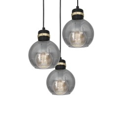 Підвісна лампа OMEGA BLACK/GOLD 3xE27 Підвісна лампа OMEGA BLACK/GOLD 3xE27