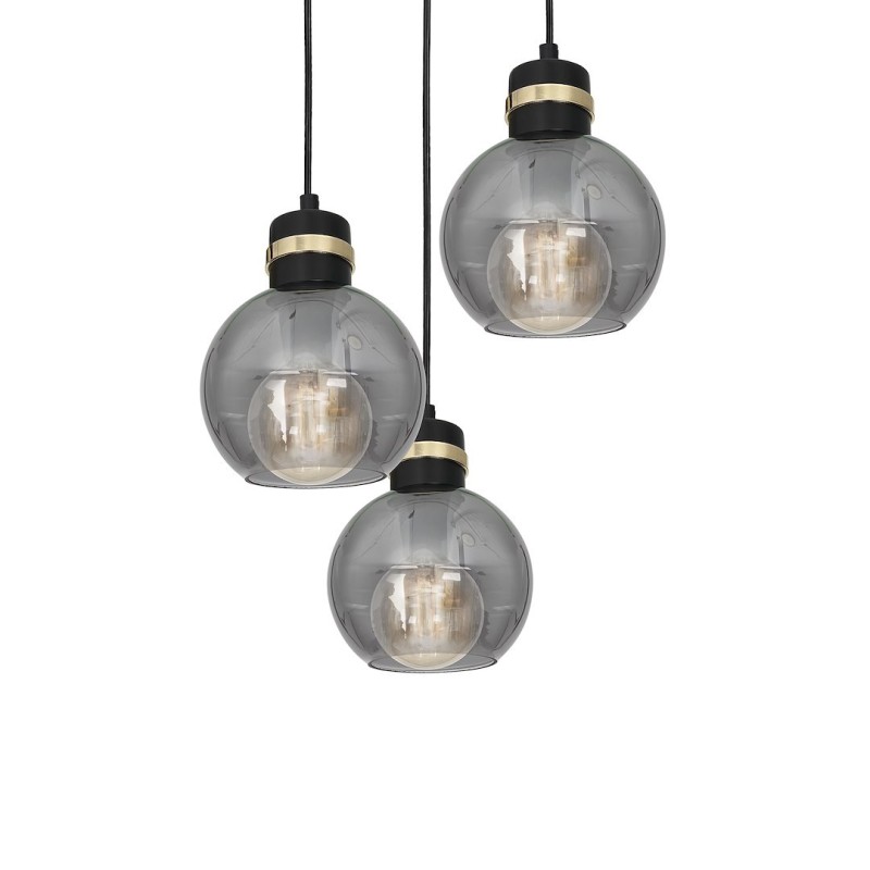 OMEGA BLACK/GOLD Hanging Lamp 3xE27 OMEGA BLACK/GOLD Hanging Lamp 3xE27