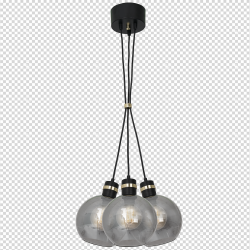 OMEGA BLACK/GOLD Hanging Lamp 3xE27 OMEGA BLACK/GOLD Hanging Lamp 3xE27