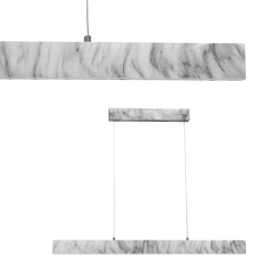PIERCE WHITE 18W LED pendant lamp