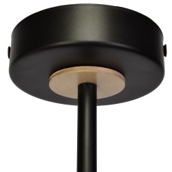 Стельова лампа SALMA BLACK / WOOD 2xE27 Стельова лампа SALMA BLACK / WOOD 2xE27