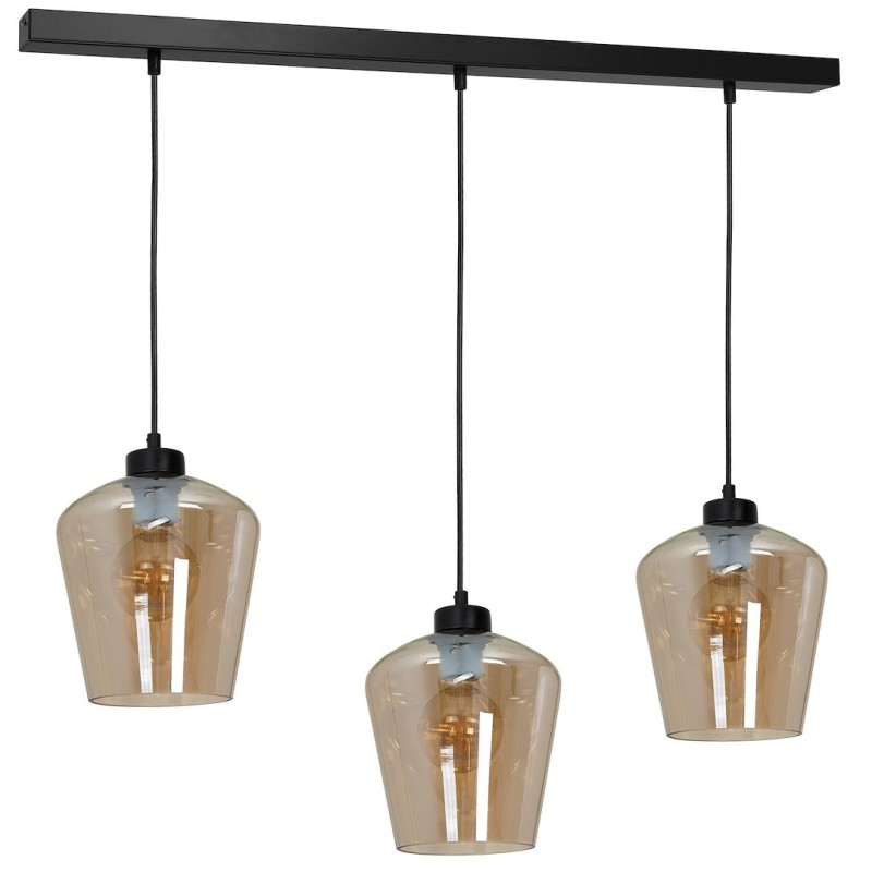 SANTIAGO AMBER Hanging Lamp 3xE27 SANTIAGO AMBER Hanging Lamp 3xE27
