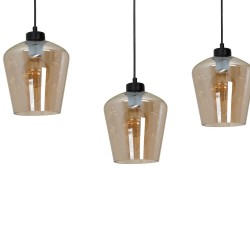 Lámpara colgante SANTIAGO AMBER 3xE27 Lámpara colgante SANTIAGO AMBER 3xE27