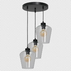 SANTIAGO CLEAR hanging lamp 3xE27 SANTIAGO CLEAR hanging lamp 3xE27
