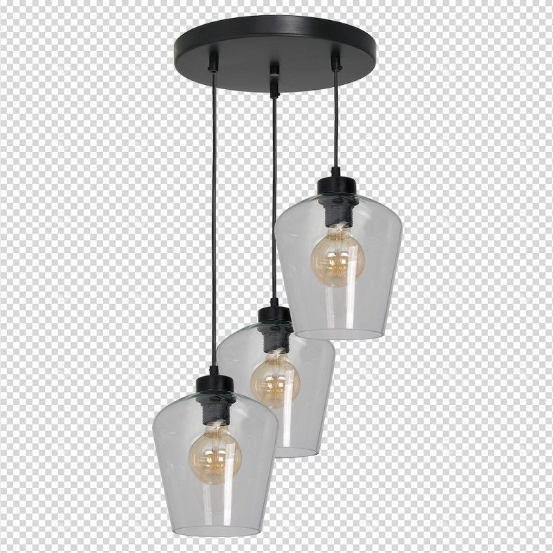 SANTIAGO CLEAR Pendant Lamp 3xE27 SANTIAGO CLEAR Pendant Lamp 3xE27