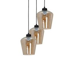 SANTIAGO AMBER Pendant Lamp 3xE27 SANTIAGO AMBER Pendant Lamp 3xE27