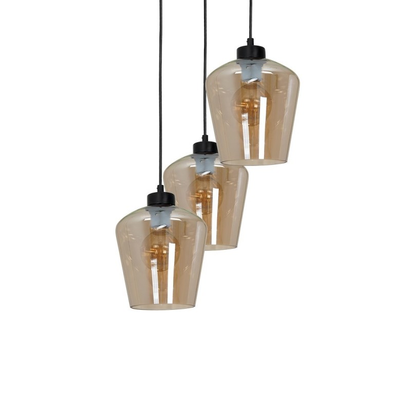Lámpara colgante SANTIAGO AMBER 3xE27 Lámpara colgante SANTIAGO AMBER 3xE27