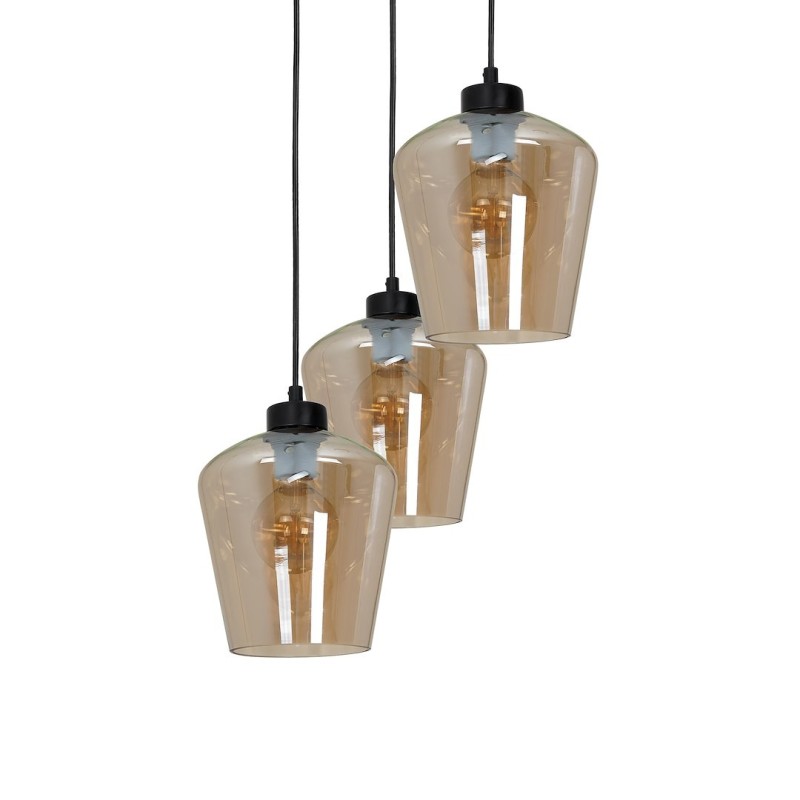 SANTIAGO AMBER Pendant Lamp 3xE27 SANTIAGO AMBER Pendant Lamp 3xE27