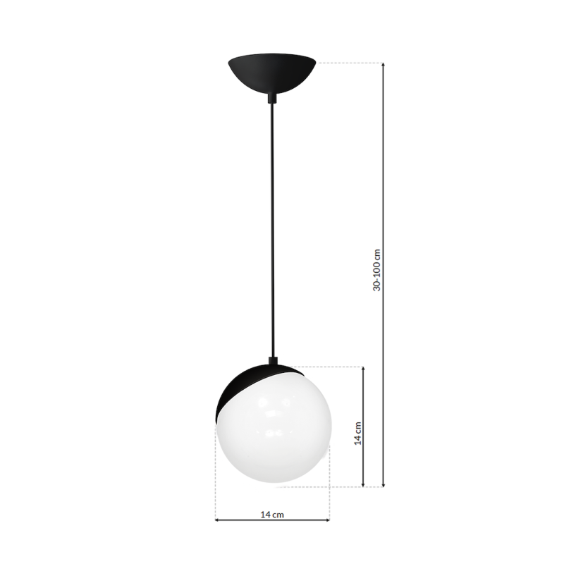 SFERA BLACK pendant lamp 1xE14 SFERA BLACK pendant lamp 1xE14