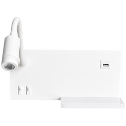 Night lamp with shelf Shelf Led 4W+5W+2W left White Night lamp with shelf Shelf Led 4W+5W+2W left White