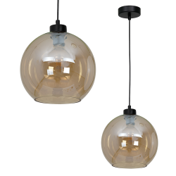 SOFIA AMBER hanging lamp 1xE27
