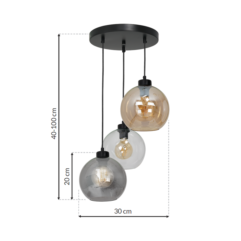 Lampa wisząca SOFIA MIX 3xE27 Lampa wisząca SOFIA MIX 3xE27