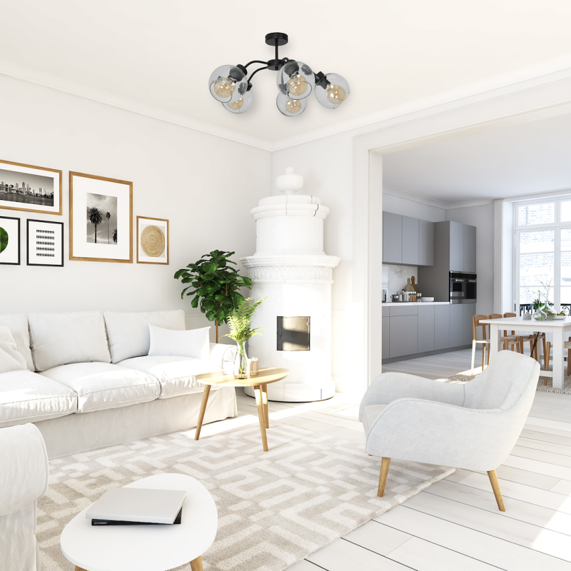 SOFIA CLEAR ceiling lamp 5xE27