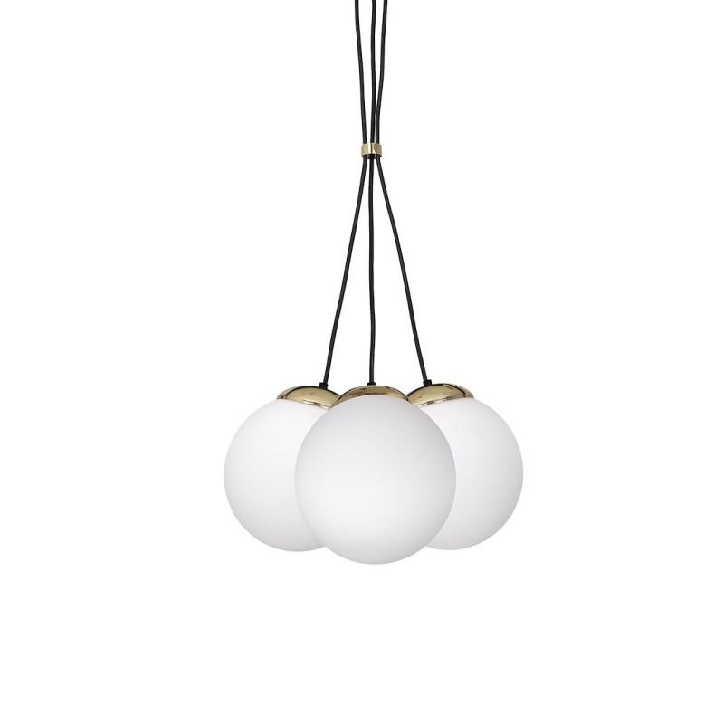 Lampa wisząca SPARTA BLACK / GOLD 3xE14 Lampa wisząca SPARTA BLACK / GOLD 3xE14