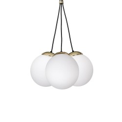Lampa wisząca SPARTA BLACK / GOLD 3xE14 Lampa wisząca SPARTA BLACK / GOLD 3xE14