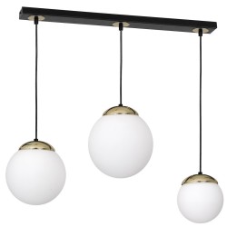 Lampa wisząca SPARTA BLACK / GOLD 3xE14 Lampa wisząca SPARTA BLACK / GOLD 3xE14