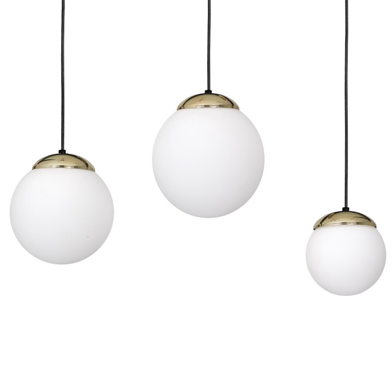 Lampa wisząca SPARTA BLACK / GOLD 3xE14 Lampa wisząca SPARTA BLACK / GOLD 3xE14
