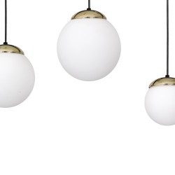 Lampa wisząca SPARTA BLACK / GOLD 3xE14 Lampa wisząca SPARTA BLACK / GOLD 3xE14