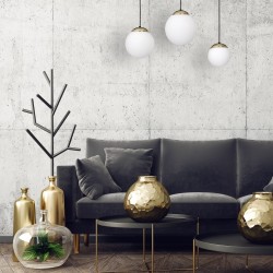 Lampa wisząca SPARTA BLACK / GOLD 3xE14 Lampa wisząca SPARTA BLACK / GOLD 3xE14