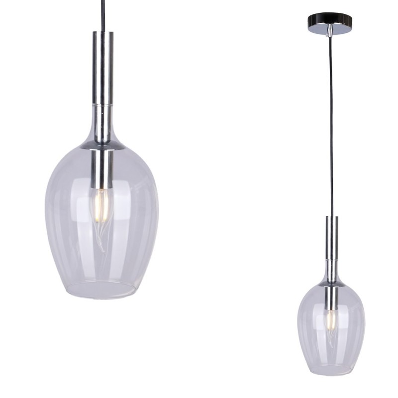 Lámpara colgante TANGO CLEAR 1xE14