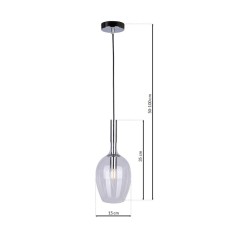 Lampa wisząca TANGO CLEAR 1xE14 Lampa wisząca TANGO CLEAR 1xE14