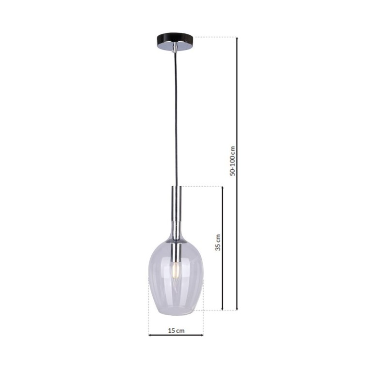 Lampa wisząca TANGO CLEAR 1xE14 Lampa wisząca TANGO CLEAR 1xE14
