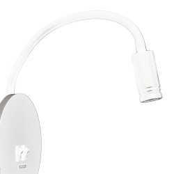 Lampka nocna Base 8W+2W Biały Lampka nocna Base 8W+2W Biały