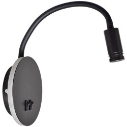 BASE 8W+2W BLACK night lamp BASE 8W+2W BLACK night lamp