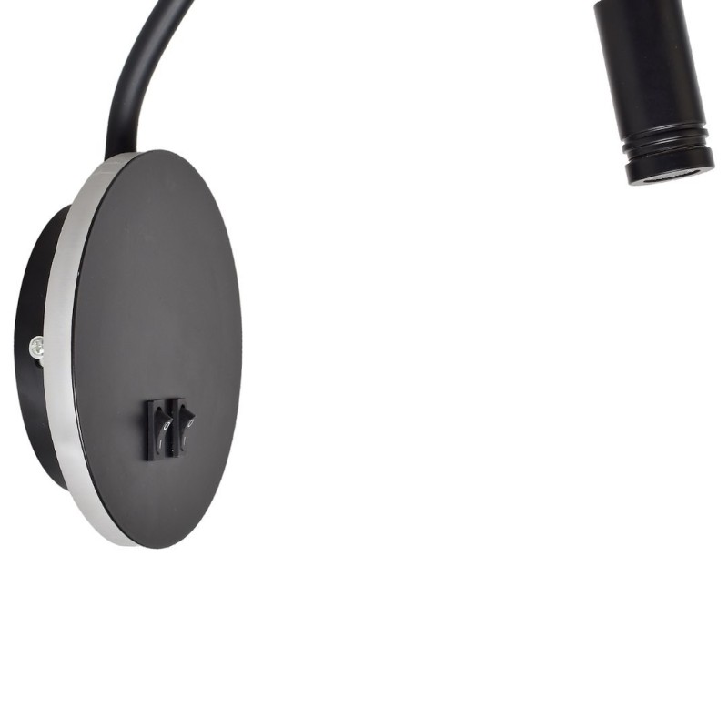BASE Night Lamp 8W+2W BLACK BASE Night Lamp 8W+2W BLACK