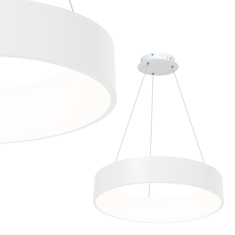 OHIO WHITE 40W LED Pendant Lamp 3000K-4000K