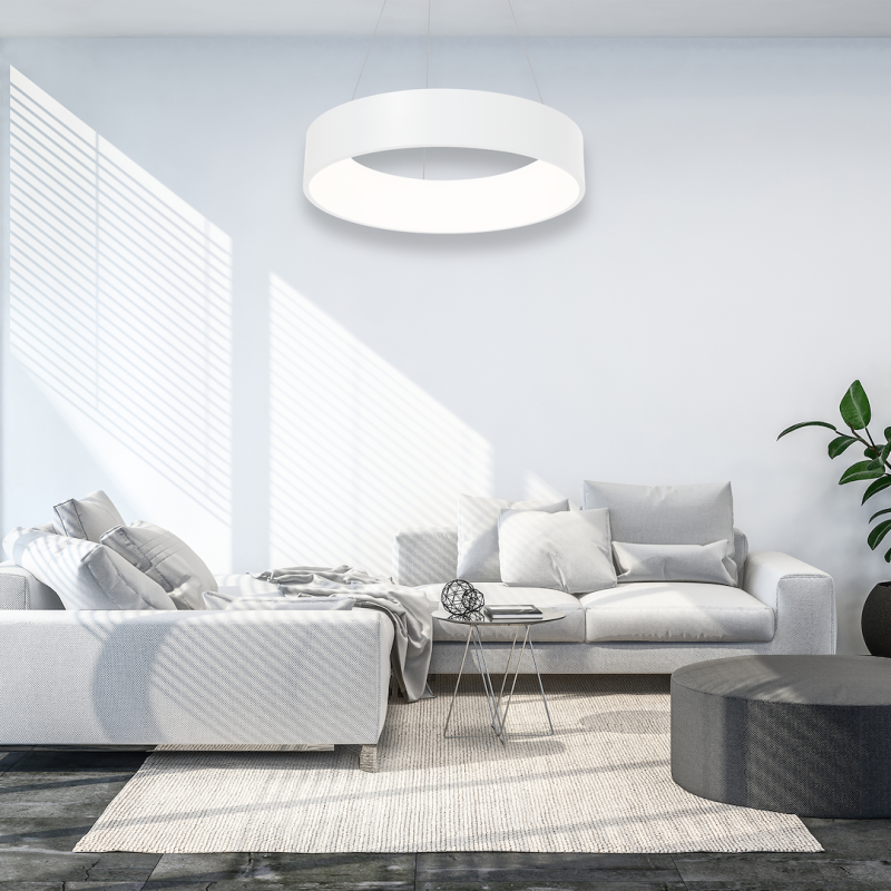 Підвісний світильник OHIO WHITE 40W LED 3000K-4000K Підвісний світильник OHIO WHITE 40W LED 3000K-4000K