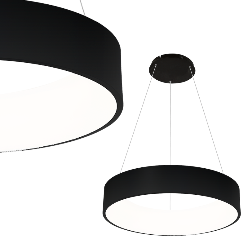 Hängeleuchte OHIO BLACK 40W LED 3000K-4000K