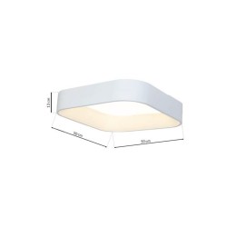 Plafon Astro Biały 40W LED 3000K-4000K Plafon Astro Biały 40W LED 3000K-4000K