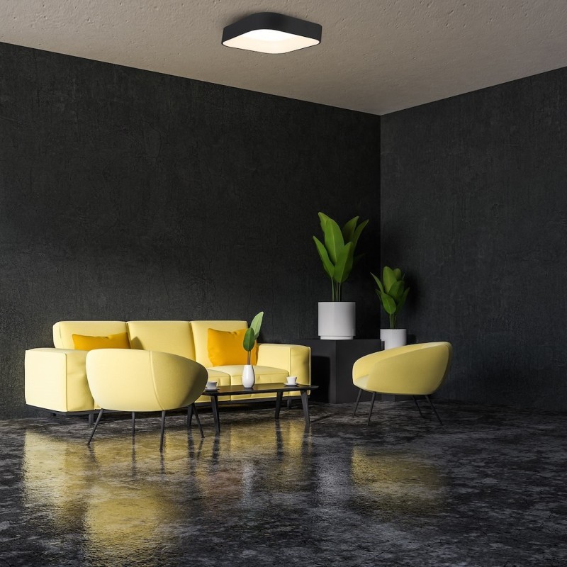 ASTRO BLACK Ceiling Light 40W LED 3000K-4000K ASTRO BLACK Ceiling Light 40W LED 3000K-4000K