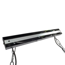 FARO BLACK/WOOD pendant lamp 2xE27 FARO BLACK/WOOD pendant lamp 2xE27