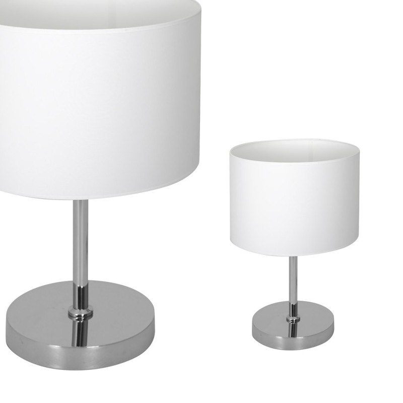 Lampka stołowa Casino Biały / Chrom 1xE27 Lampka stołowa Casino Biały / Chrom 1xE27
