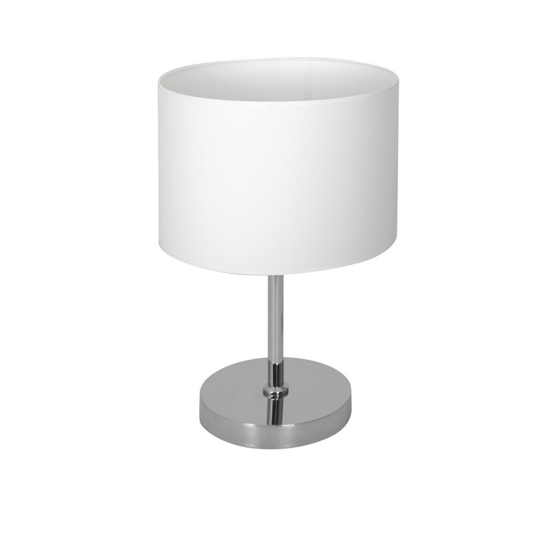 Lampka stołowa Casino Biały / Chrom 1xE27 Lampka stołowa Casino Biały / Chrom 1xE27